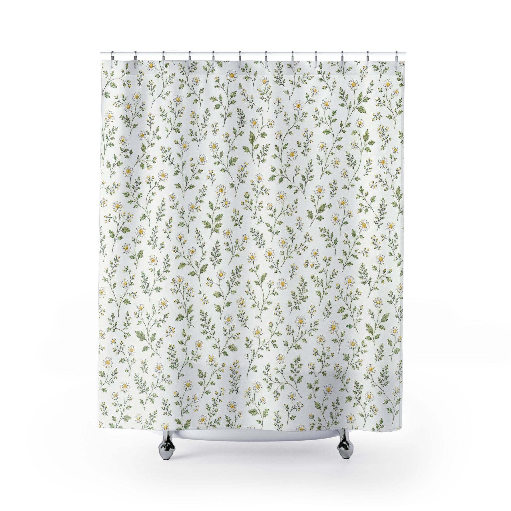 Daisy Botanical Shower Curtain