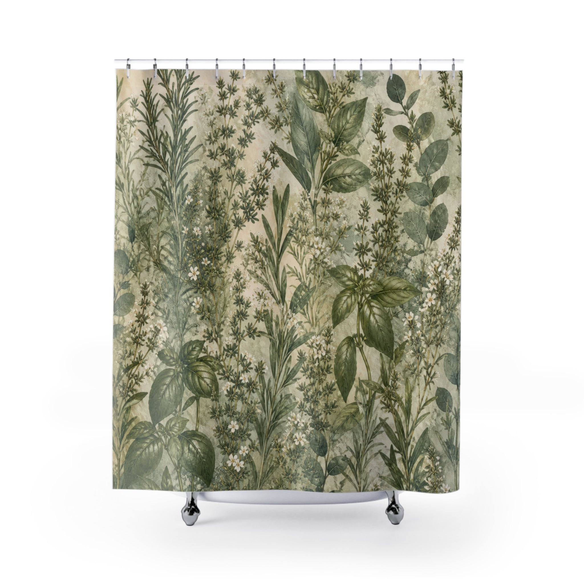 Sage Green Shower Curtain