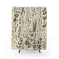 Lavender Eucalyptus Herb Shower Curtain