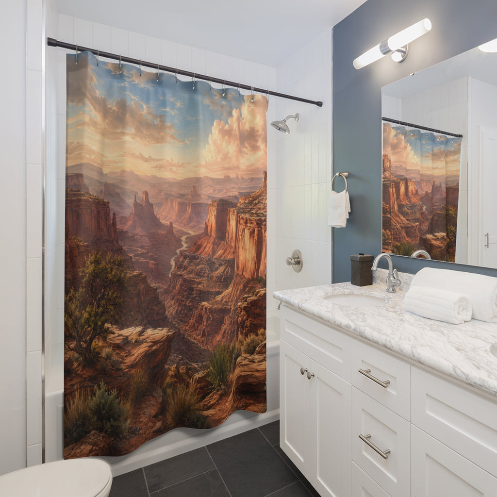 Canyon Shower Curtain: Desert Landscape