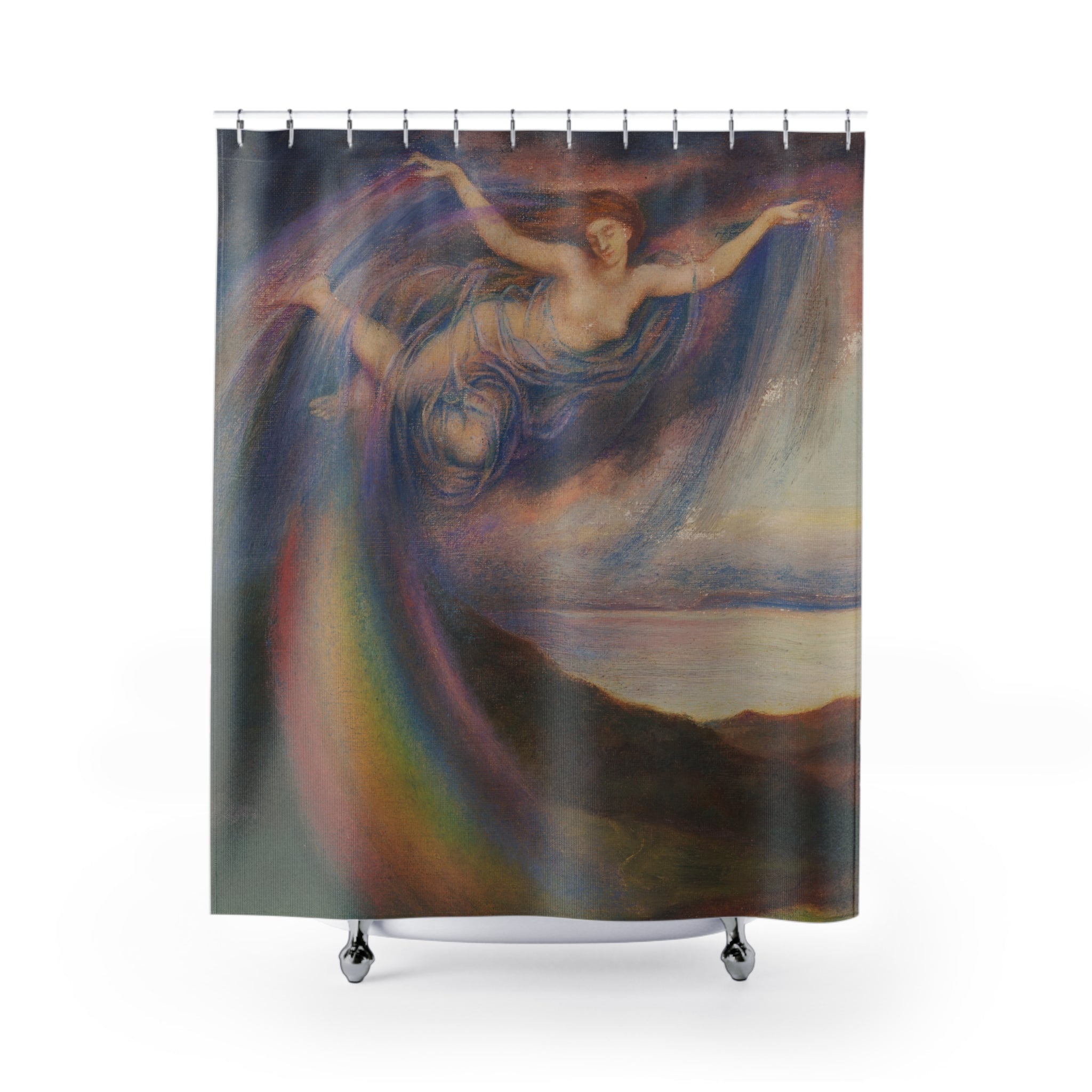 Evelyn De Morgan Art Shower Curtain