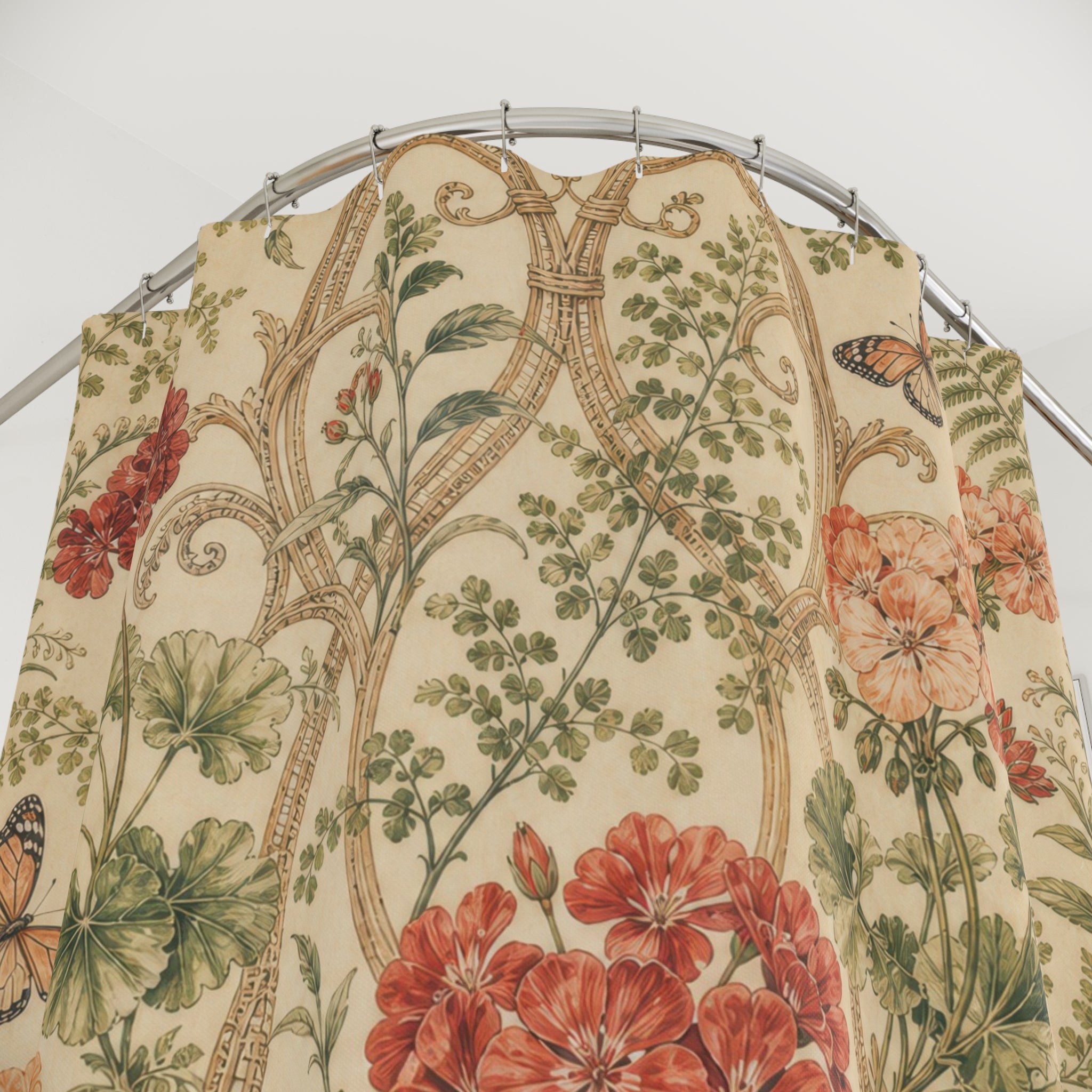 Butterfly Garden Shower Curtain