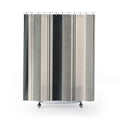 Charcoal Cabana Stripe Shower Curtain