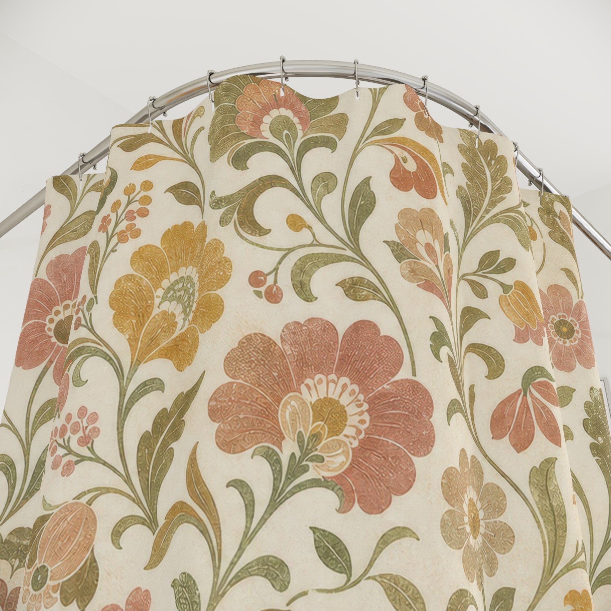 Muted Cottage Shower Curtain