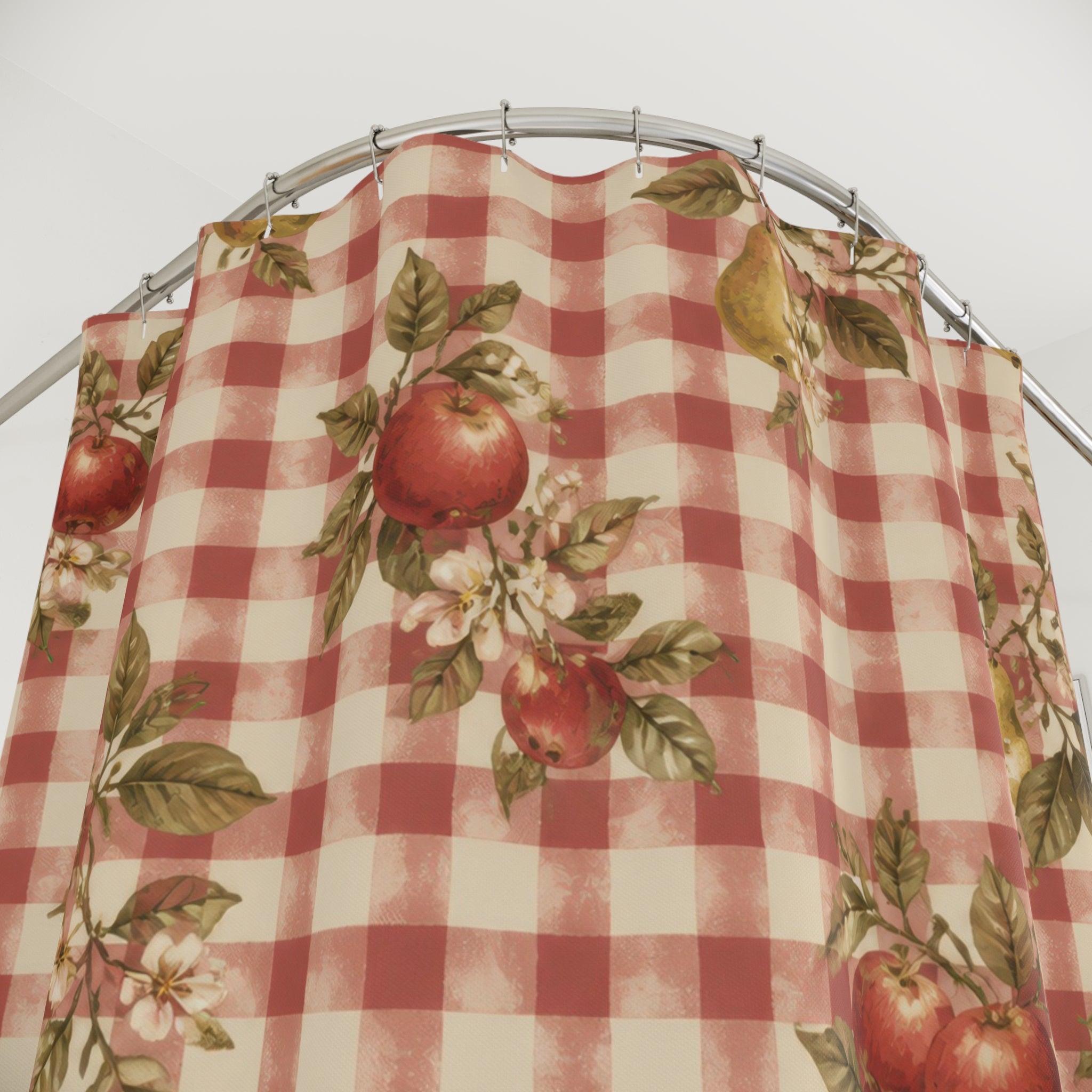 Red Country Fruit Shower Curtain