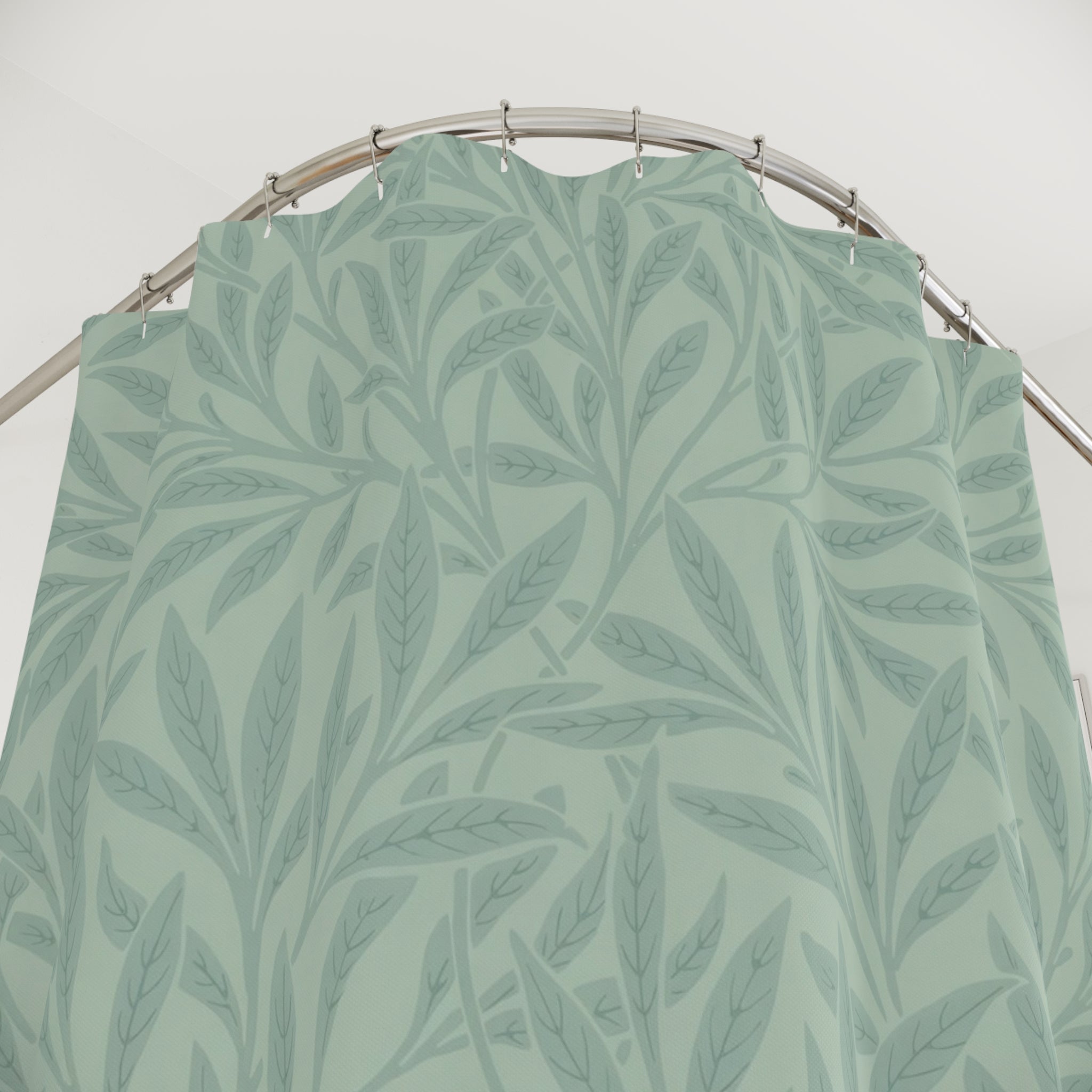 Morris Willow Shower Curtain – 1874 Sage Green