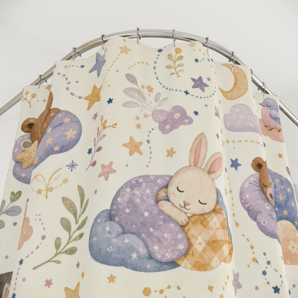 Kids Teddy Bear Shower Curtain