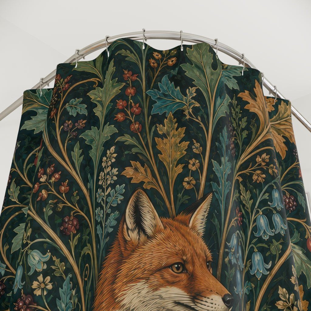 William Morris Fox Thicket Shower Curtain