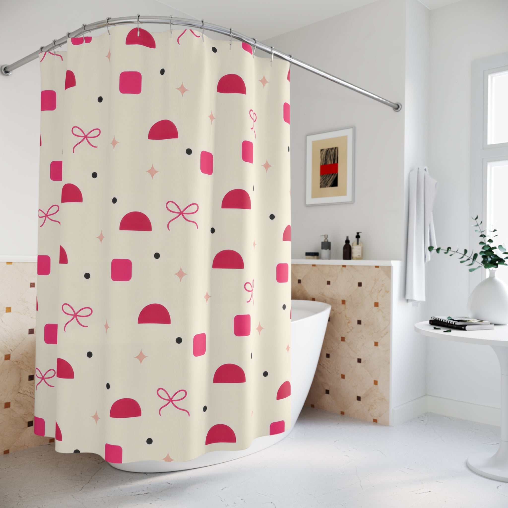 Hot Pink Shower Curtain