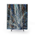 Action Painting Waterfall Print Shower Curtain