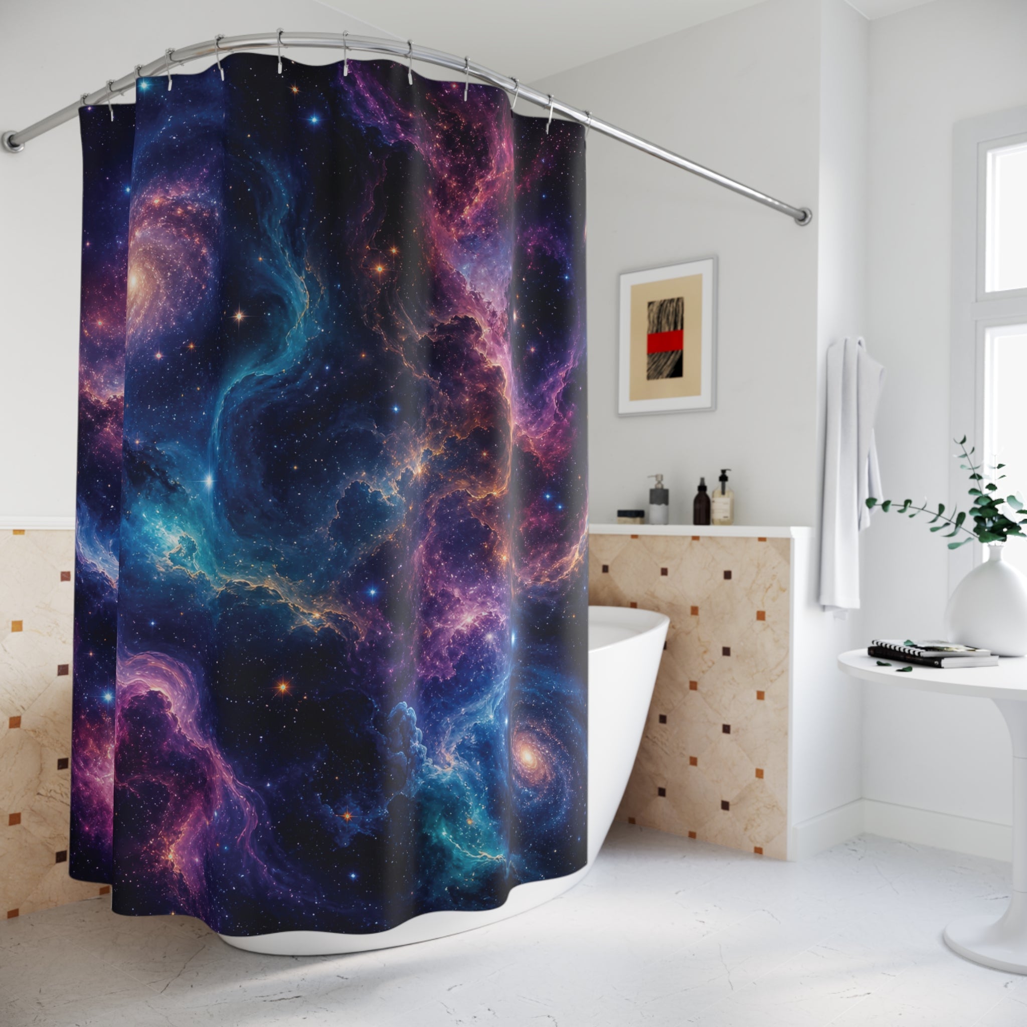 Cosmic Shower Curtain: Galaxy Space Pattern