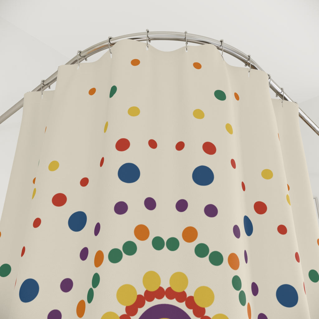 Kaleidoscope Shower Curtain: Mandala Geometry