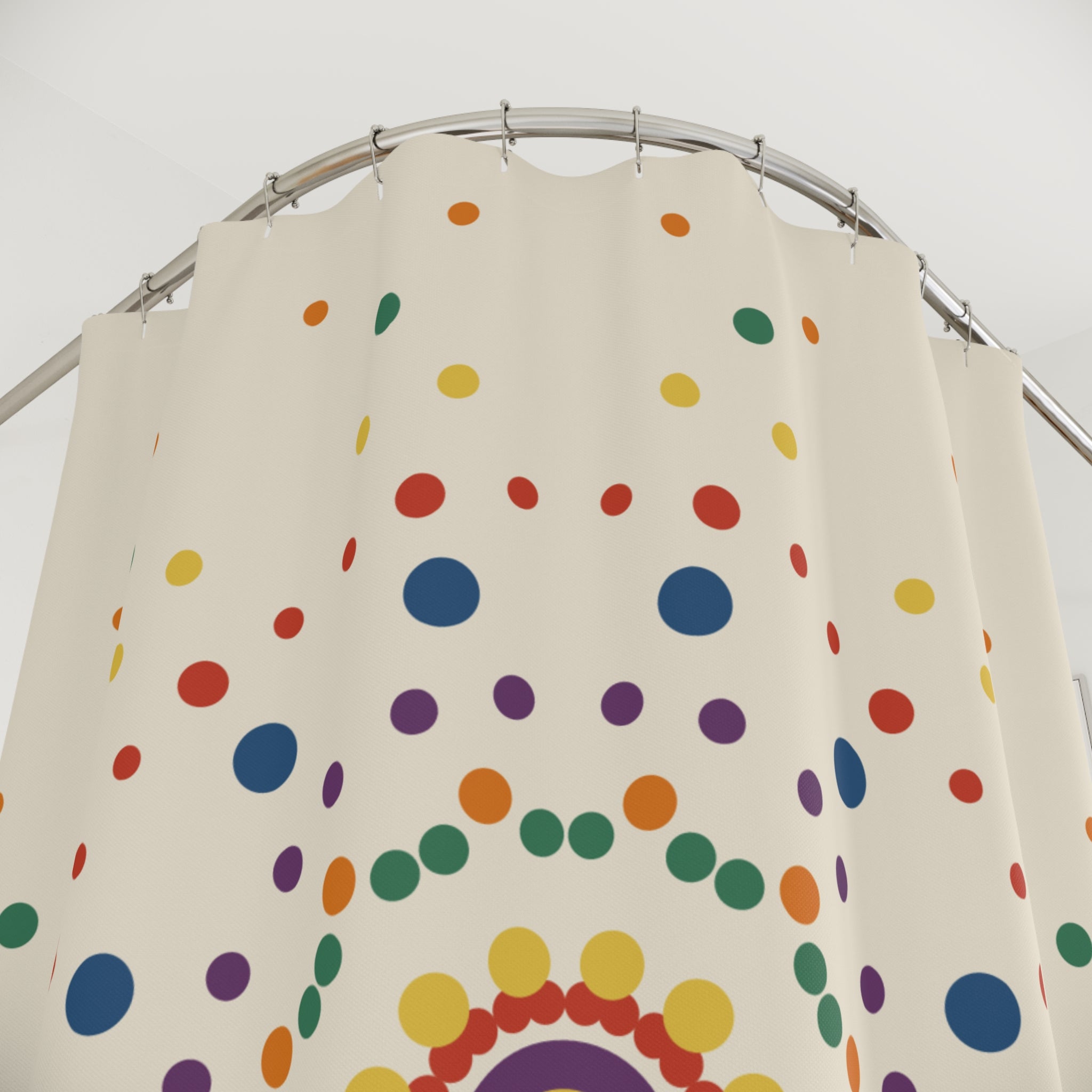 Kaleidoscope Shower Curtain: Mandala Geometry