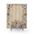 Farmhouse Border Vintage Floral Shower Curtain