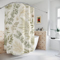 Sage Green Botanical Shower Curtain – Eucalyptus Fern