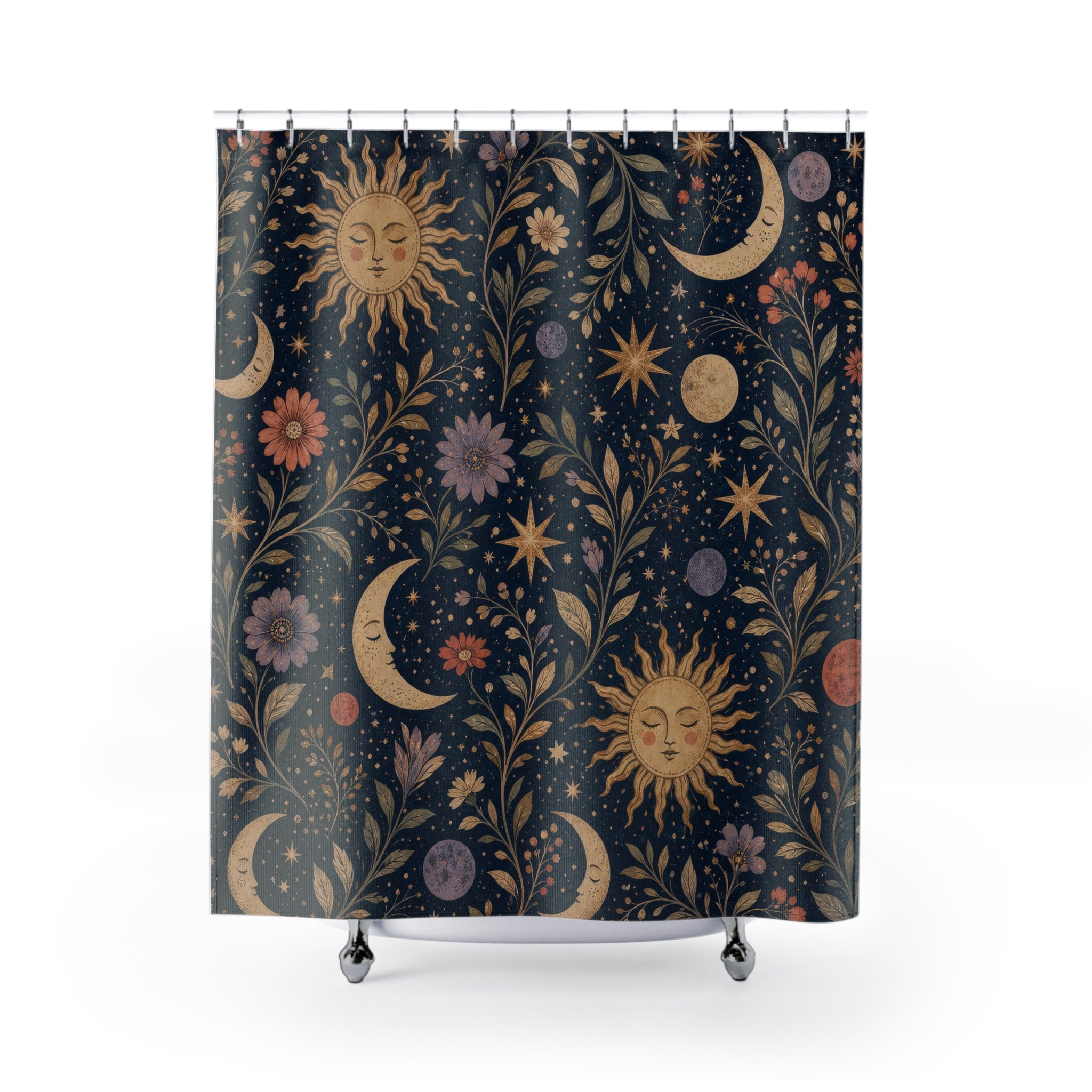 Celestial Boho Shower Curtain