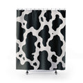 Black White Cowhide Shower Curtain