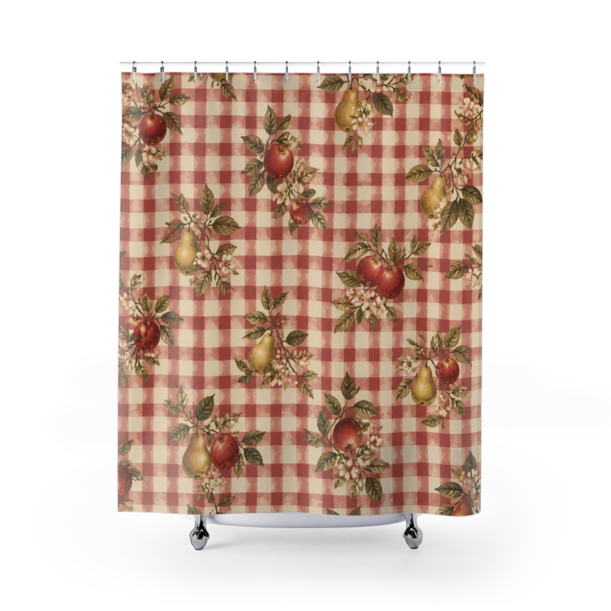 Red Country Fruit Shower Curtain