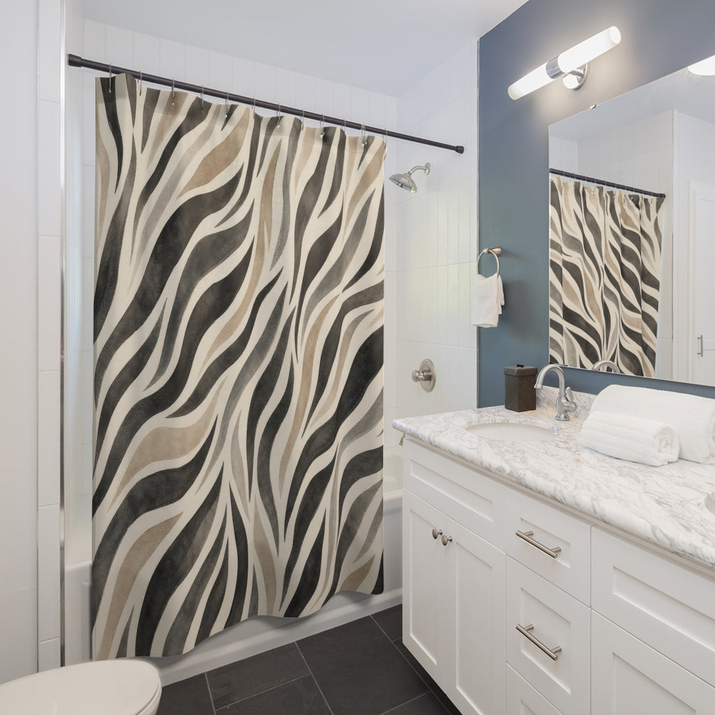 Zebra Shower Curtain