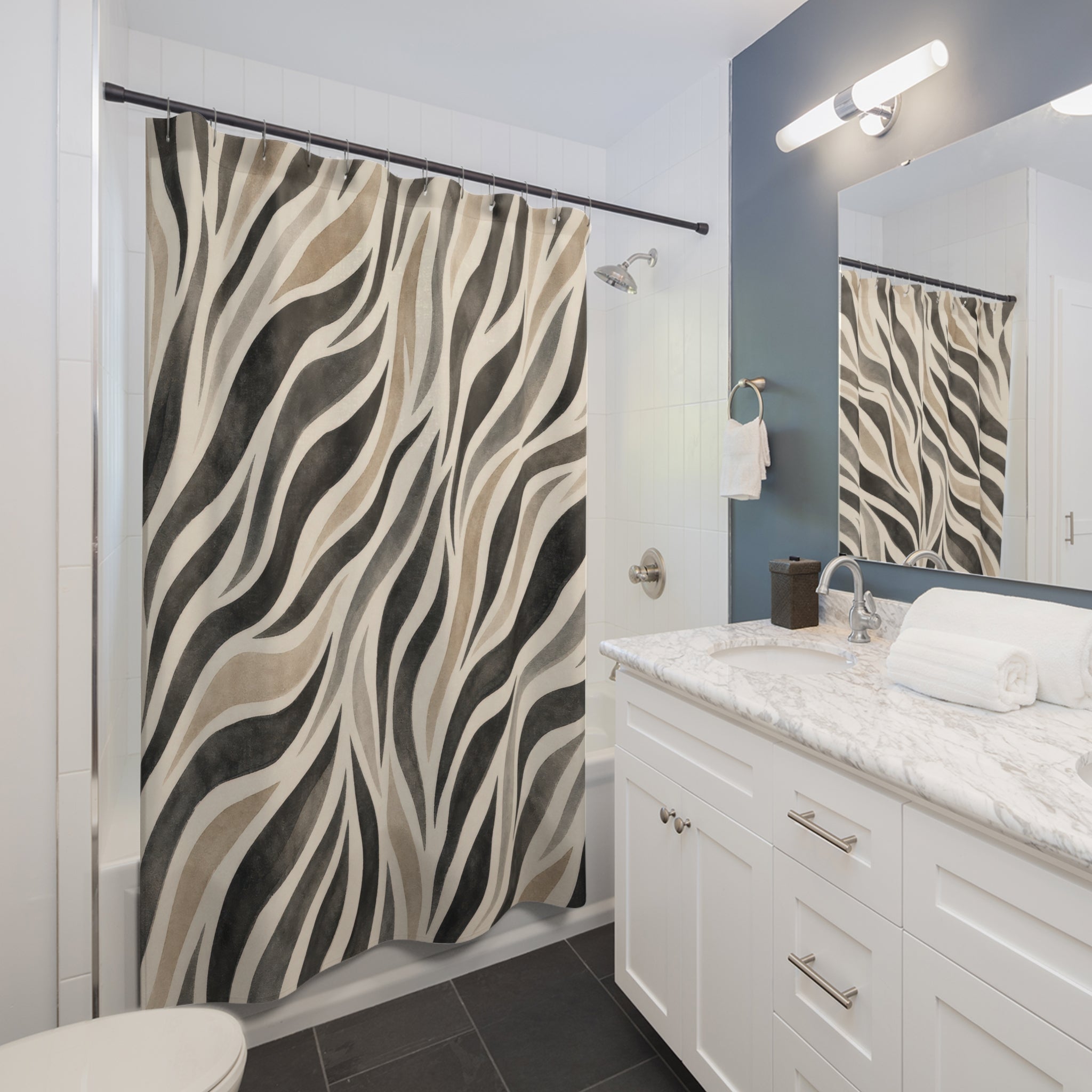 Zebra Shower Curtain