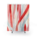 Watercolor Stripe Shower Curtain