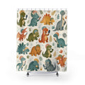 Dinosaur Shower Cap Shower Curtain