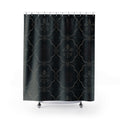 Gothic Quatrefoil Tile Shower Curtain