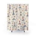 Lighthouse Coastal Nautical Shower Curtain