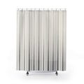 Ombre Grey Pinstripe Shower Curtain