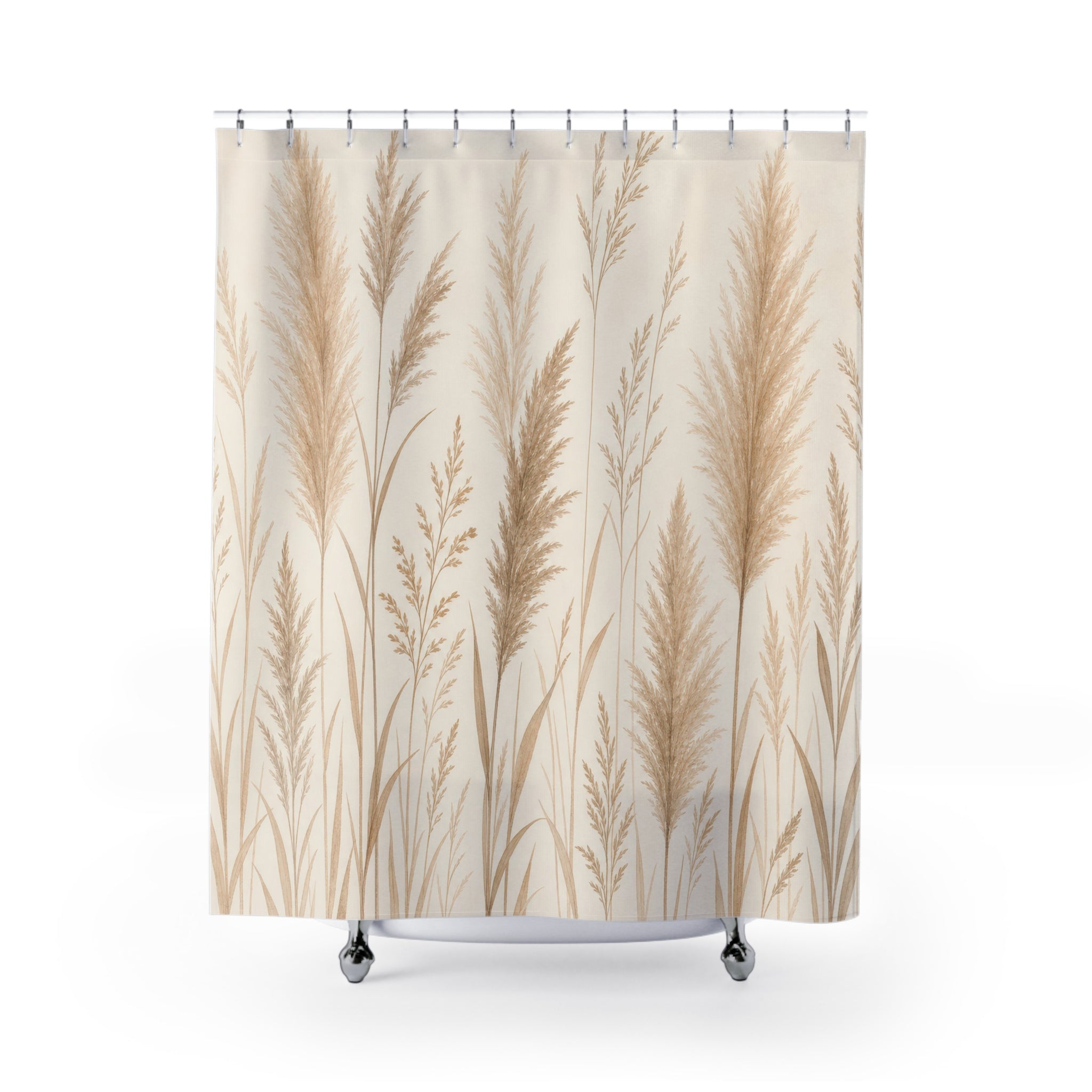 Pampas Grass Reed Shower Curtain