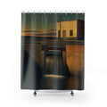 Architectural Falls Print Shower Curtain