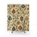 Medieval Botanical Vintage Floral Shower Curtain
