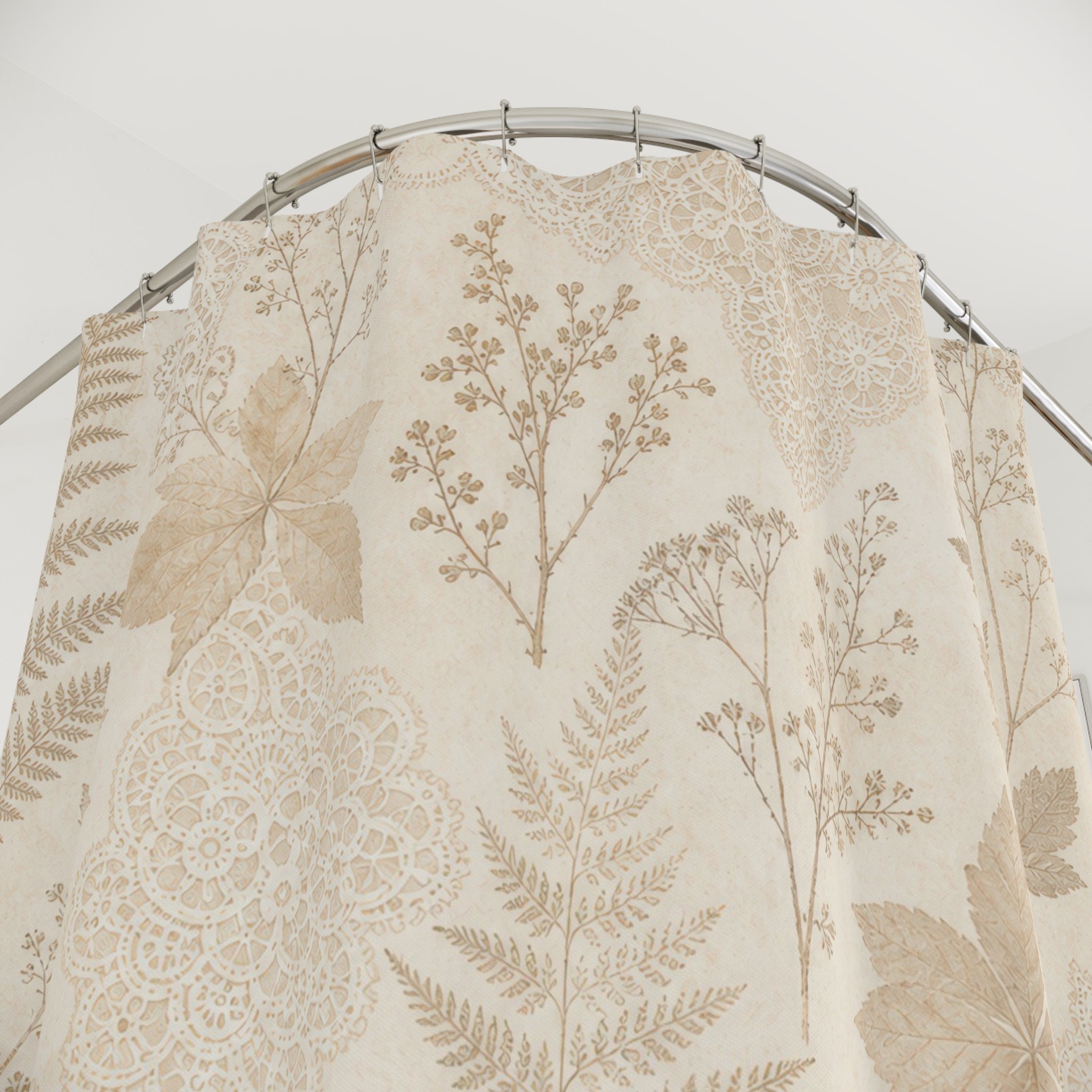 Fern Floral Botanical Shower Curtain