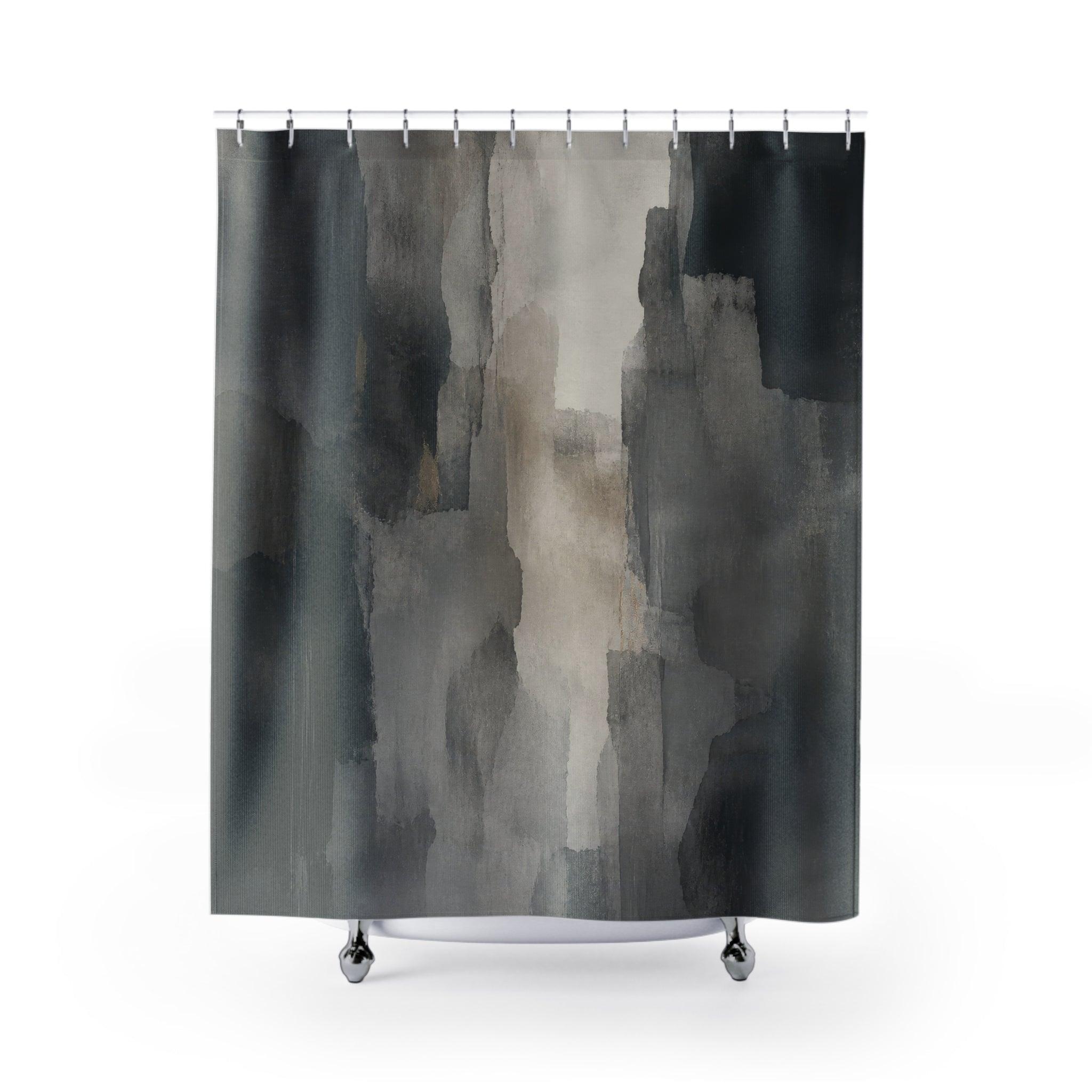 Charcoal Neutral Shower Curtain
