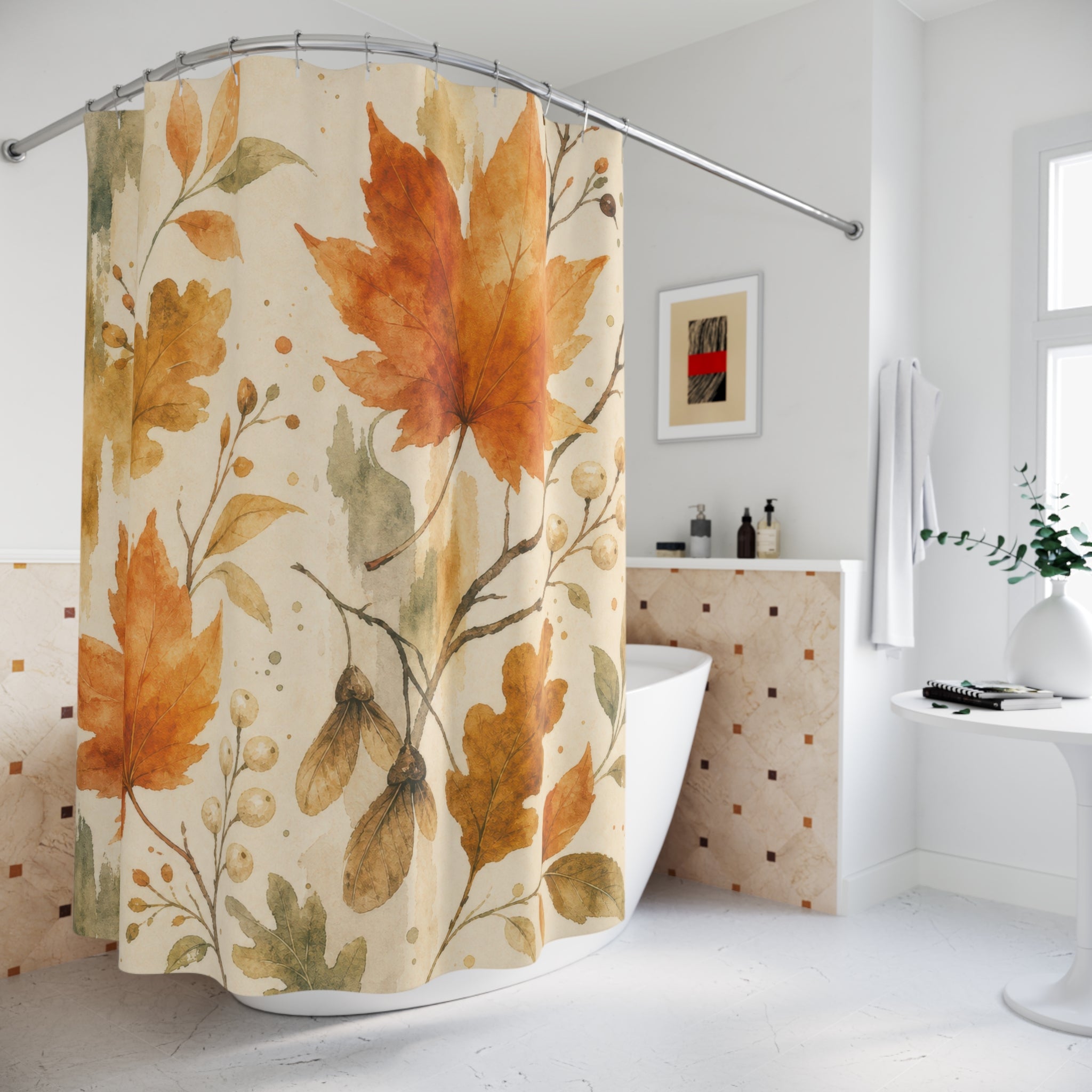 Fall Leaf Autumn Shower Curtain