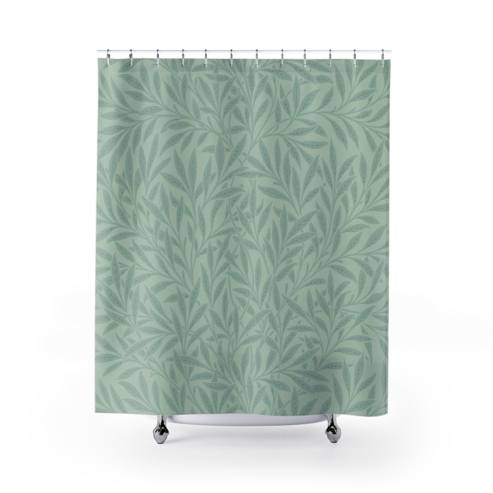 Morris Willow Shower Curtain – 1874 Sage Green