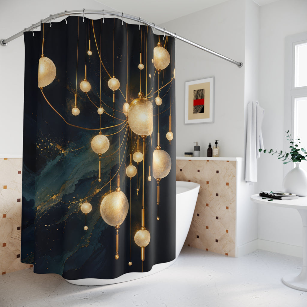 Grand Hotel Chandelier Shower Curtain