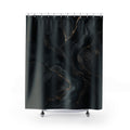 Black and Gold Shower Curtain
