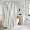 Scandinavian Forest Shower Curtain – Sage Pine Tree
