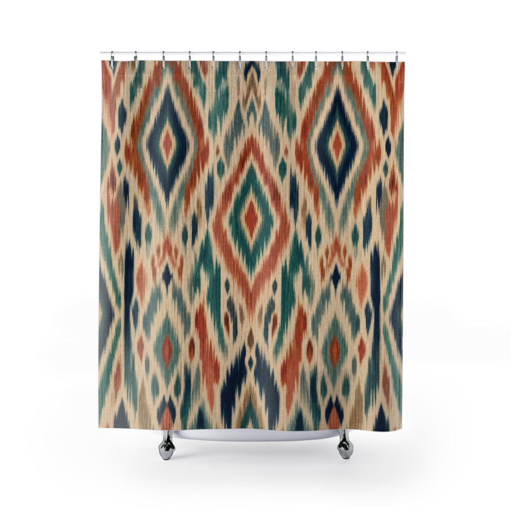 Ikat Shower Curtain