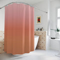 Pink Ombre Shower Curtain — Coral to Terracotta