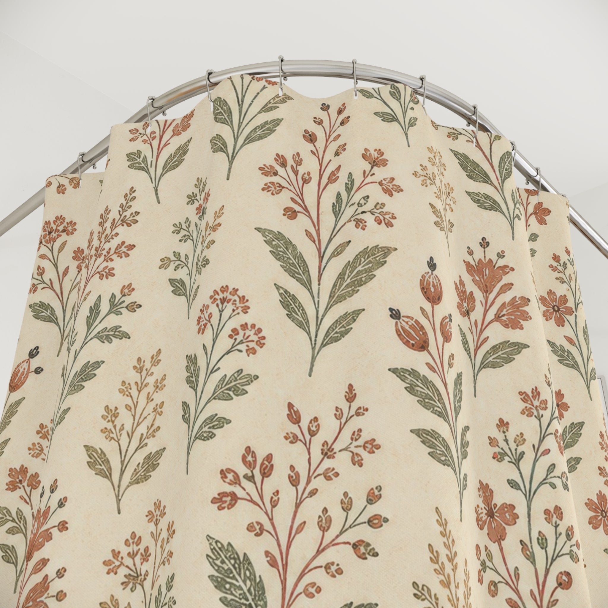 Country Flower Shower Curtain