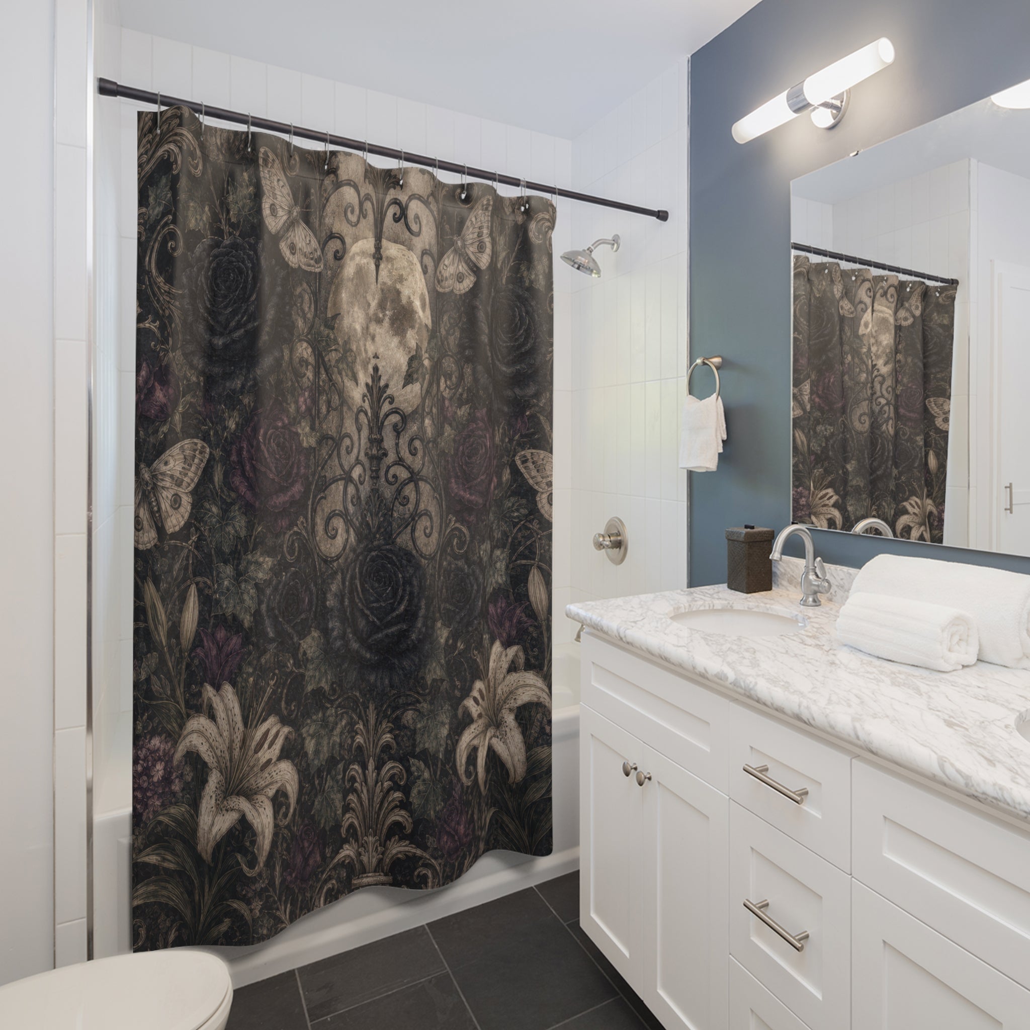 Gothic Garden Shower Curtain