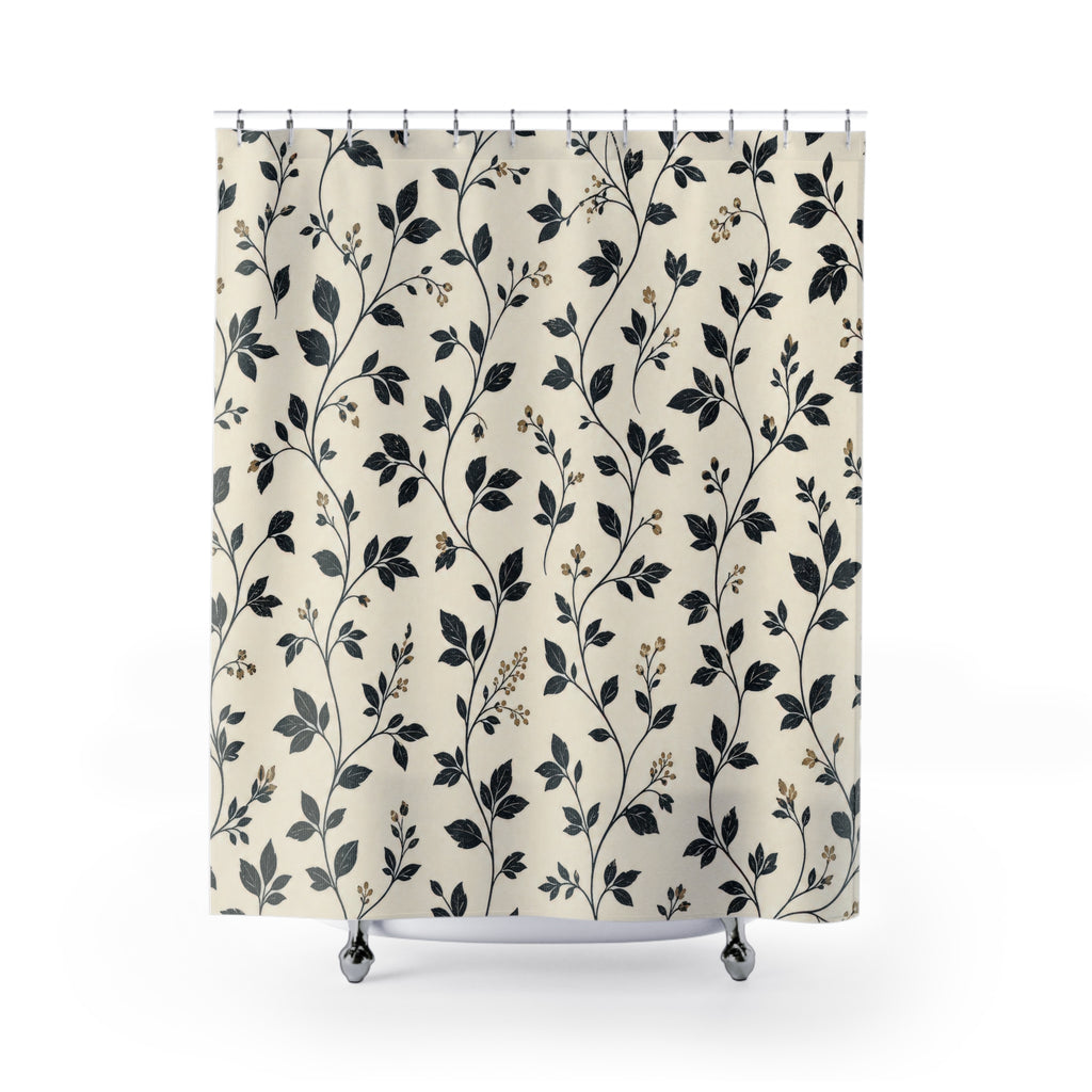 Black and White Shower Curtain