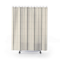 Grey Ivory Plaid Shower Curtain