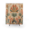 Art Deco Fanburst Shower Curtain