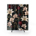 Dark Lily Shower Curtain