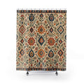 Kilim Flower Boho Floral Shower Curtain