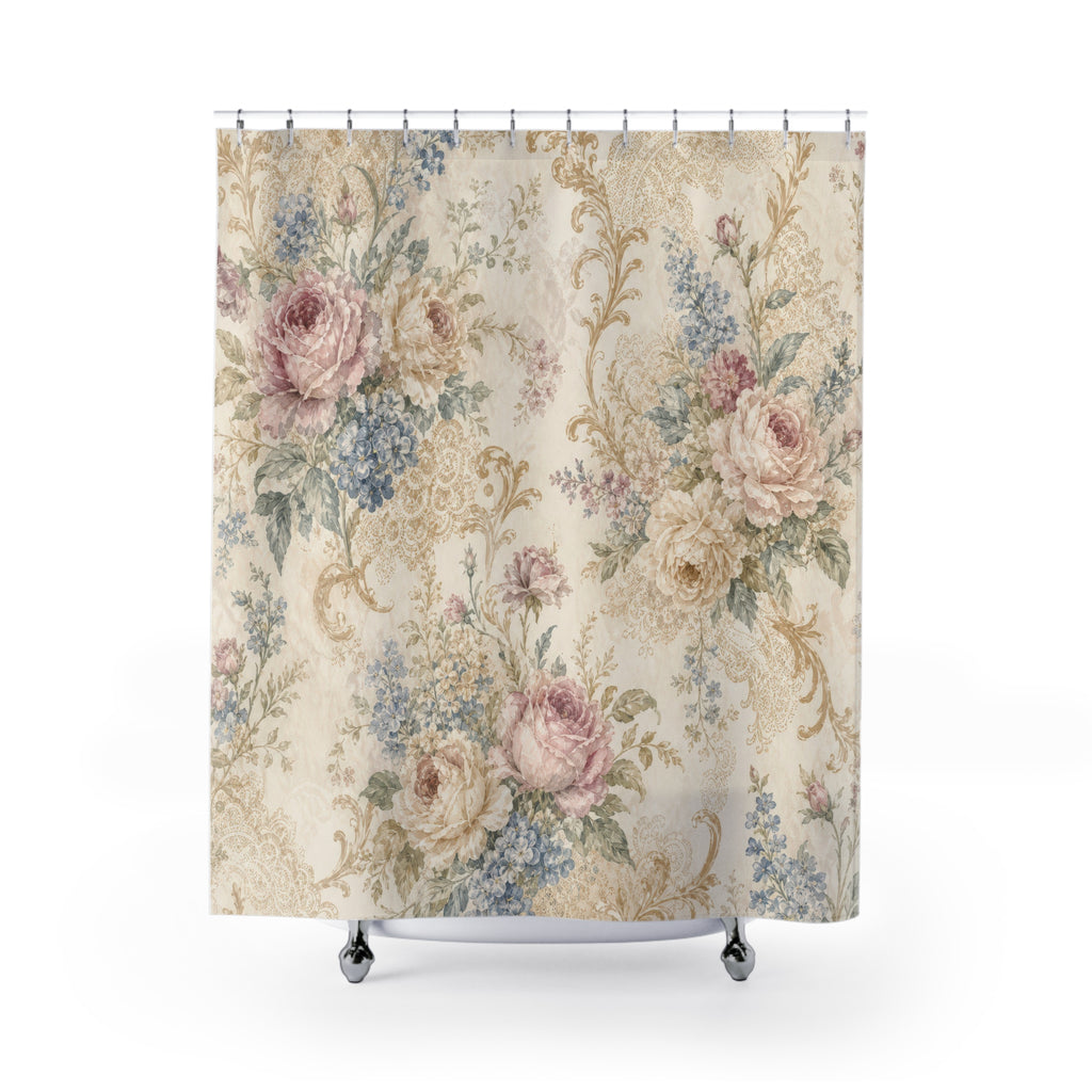 Painterly Edwardian Shower Curtain
