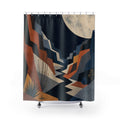 Canyon Moon Mid Century Modern Shower Curtain